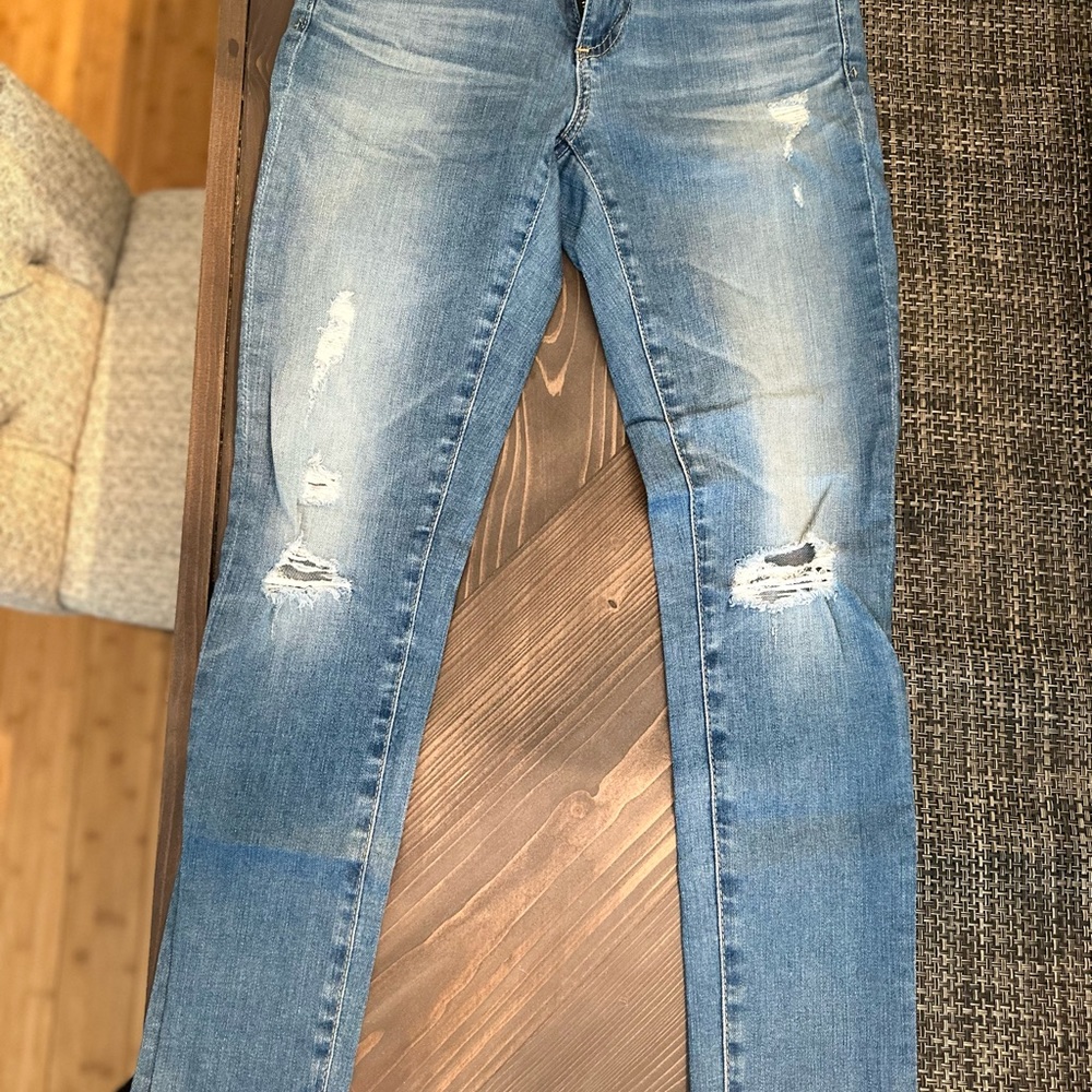 Ag ankle cropped jeans sz 24!